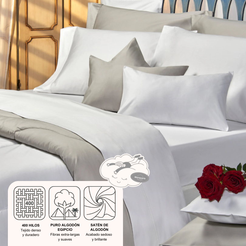 Sábanas Danubio - Cama tendida textura premium